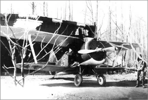 Самолётистребитель И153 Чайка Аэропорт Кронштадт Весна 1942 года - фото 15