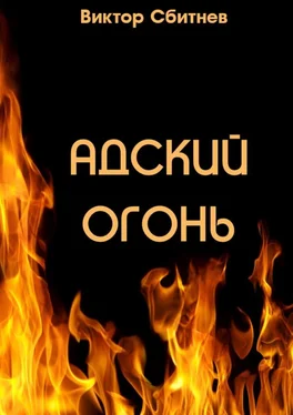 Виктор Сбитнев Адский огонь обложка книги