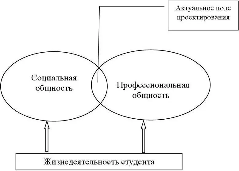 Рисунок 1 Актуальное поле проектирования жизнедеятельности студентов - фото 2