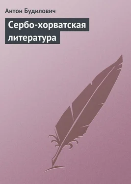 Антон Будилович Сербо-хорватская литература обложка книги