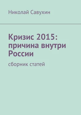 Николай Савухин Кризис 2015: причина внутри России обложка книги