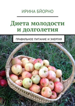 Ирина Бйорно Диета молодости и долголетия обложка книги