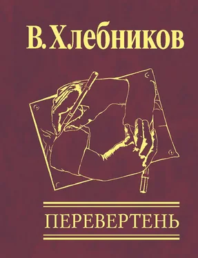 Велемир Хлебников Перевертень обложка книги