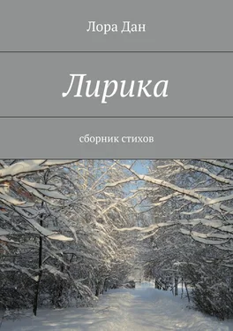 Лора Дан Лирика. сборник стихов обложка книги