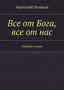 Анатолий Пузиков Все от Бога, все от нас обложка книги