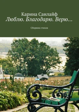 Карина Санлайф Люблю. Благодарю. Верю… обложка книги