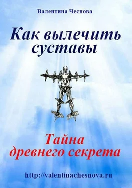 Валентина Чеснова Как вылечить суставы обложка книги