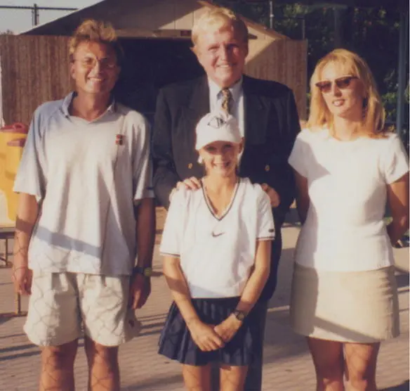 First time meeting Mark McCormack with my parents Estelle and me on our - фото 11