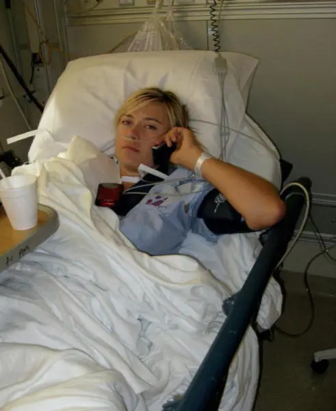 Calling my father when I woke up from shoulder surgery I look miserable And - фото 18