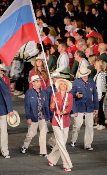 Carrying the flag at the London Olympics 2012 I was the first Russian female - фото 19