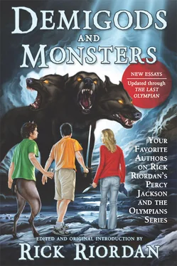 Rick Riordan Demigods and Monsters обложка книги