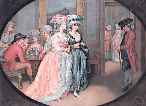Прогулка у дома Карлайла ок 1781 г Это был город кофеен Появившись на - фото 32