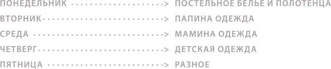 Расписание по количеству вещей Если вам нравится более свободный подход но - фото 89