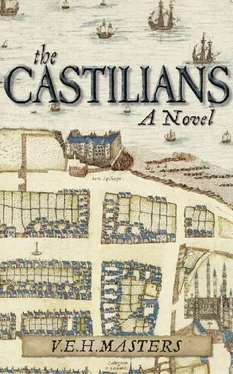 V Masters The Castilians: A Story of the Siege of St Andrews Castle обложка книги