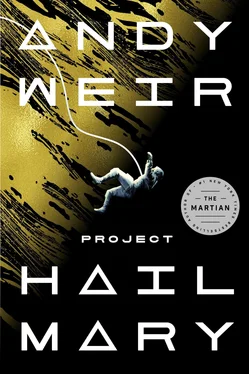 Энди Вейр Project Hail Mary обложка книги