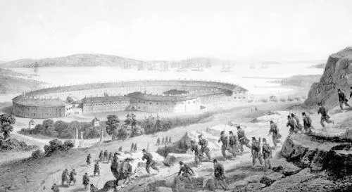 Захват главного форта крепости Бомарсунд 16 августа 1854 г Из альбома A - фото 17