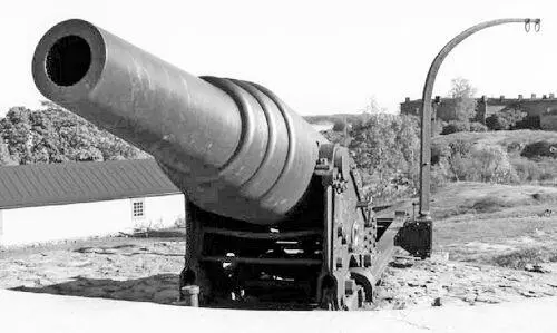 Девятидюймовая 229 мм пушка образца 1867 г производства Обуховского завода - фото 31