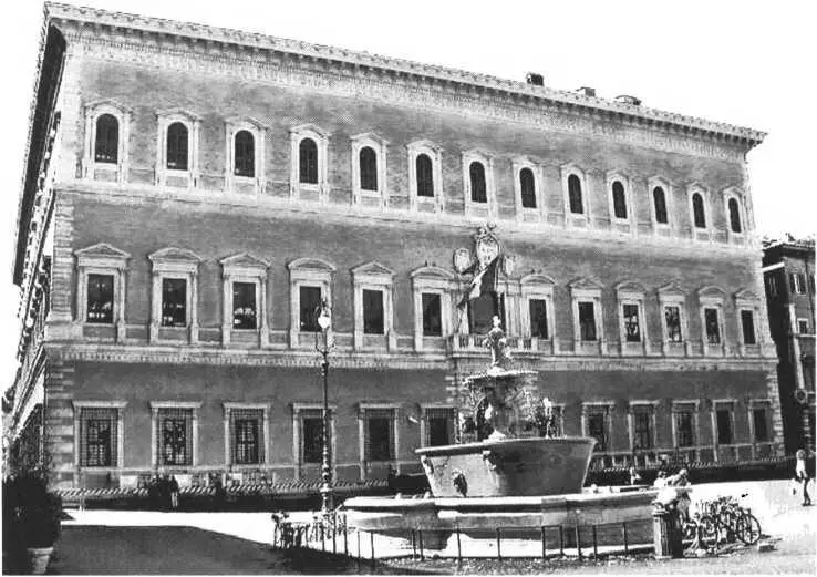 Рис 6 Дворец Фарнезе PalazzoFamese в Риме Якобы середина XVI века Сегодня - фото 7