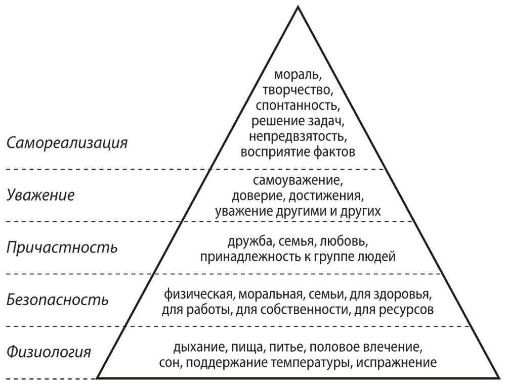 В основании пирамиды лежат базовые нужды а на вершине потребность в - фото 26