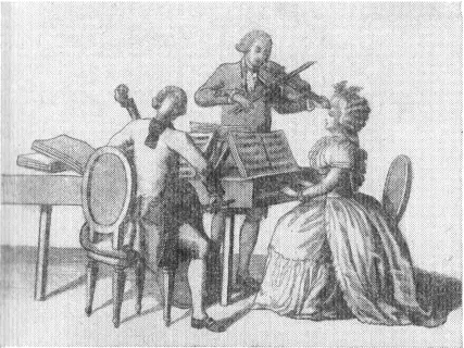 Трио XVIII в Старинная гравюра Понятие музыкальный язык охватывает - фото 3