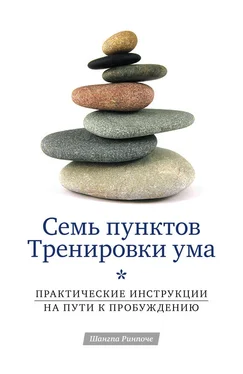 Шангпа Ринпоче Семь пунктов Тренировки ума. Практические инструкции на пути к Пробуждению обложка книги