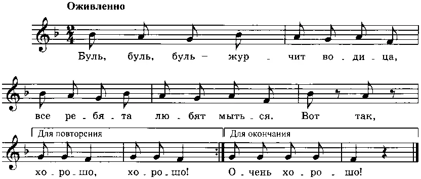 Повторите песню стимулируя ребенка к подпеванию Потом предложите чистую куклу - фото 191
