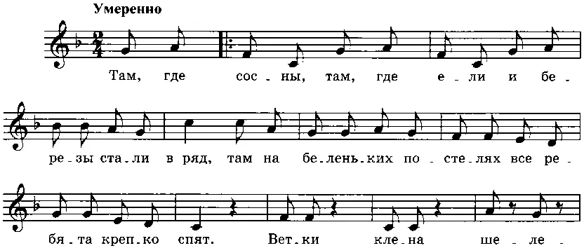КОЛЫБЕЛЬНАЯ ПЕСНЬ В БУРЮ Ах уймись ты буря Не шумите ели Мой малютка - фото 28