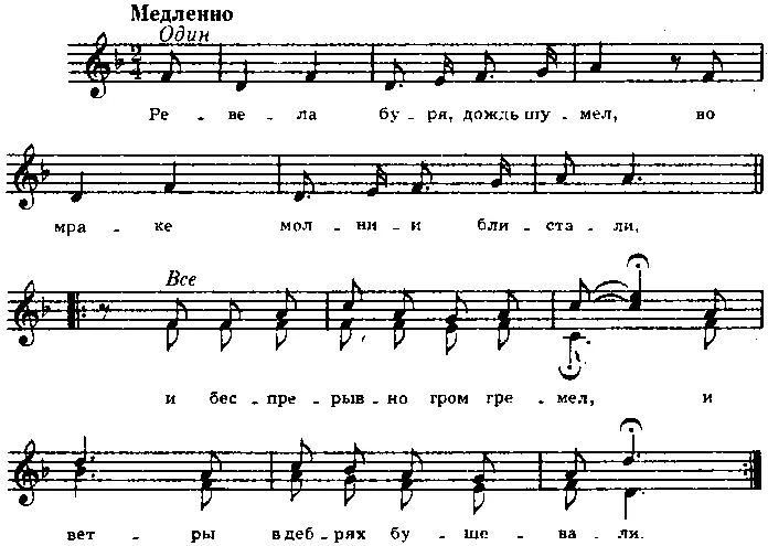 Ревела буря дождь шумел Во мраке молнии блистали И беспрерывно гром - фото 32