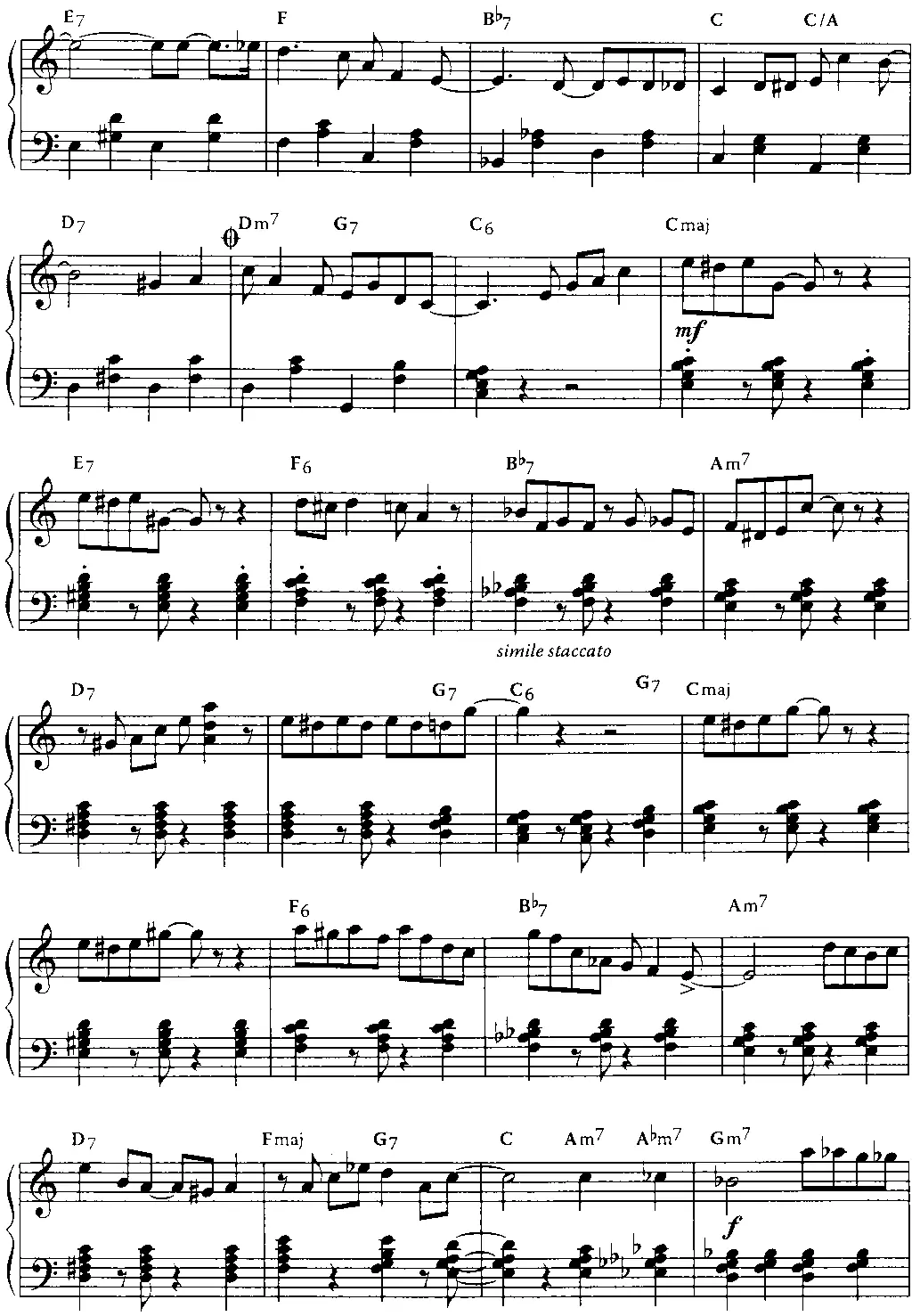 24 THE OLD PIANO ROLL BLUES C COBEN Обработка А Лысак - фото 51