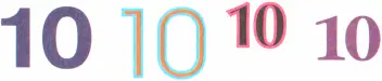 Числа от 1 до 9 обозначаются одной цифрой Число 10 обозначают двумя цифрами - фото 105