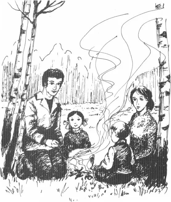 Лиза вприпрыжку весело следовала за мамой и папой твердо зная что они не - фото 12