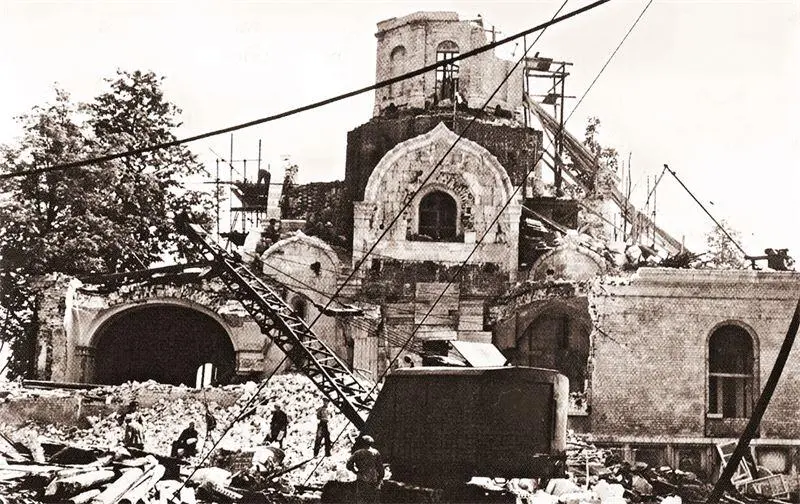 Спасский собор во время реставрации 60е годы XX столетия с148 - фото 19