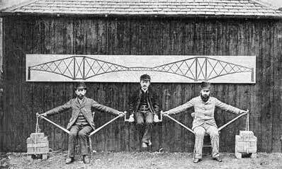 Строители ФортБридж в Шотландии в 1880х гг показывают как две боковые - фото 259