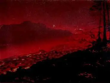 На высоте 1800 метров в Чителли огненный поток поглотил сосновую рощу - фото 13