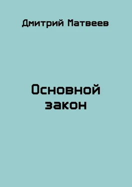 Дмитрий Матвеев Основной закон обложка книги