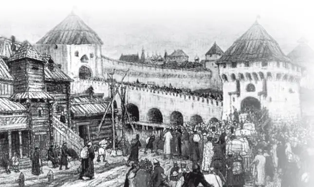А М Васнецов В осадном сидении Троицкий мост и башня Кутафья 16111633 - фото 66