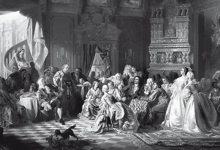 С Хлебовский Ассамблея при Петре I 1858 г Петр I беспощадно обошелся с - фото 105