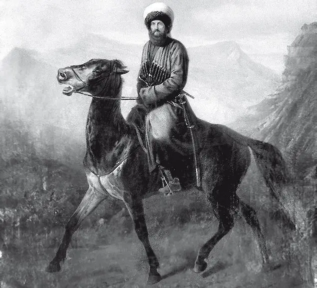 Е Н Сверчков Портрет Шамиля Середина XIX в Горский имам Шамиль союзник - фото 213