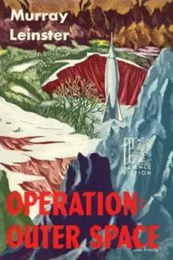 Мюррей Лейнстер Operation: Outer Space обложка книги