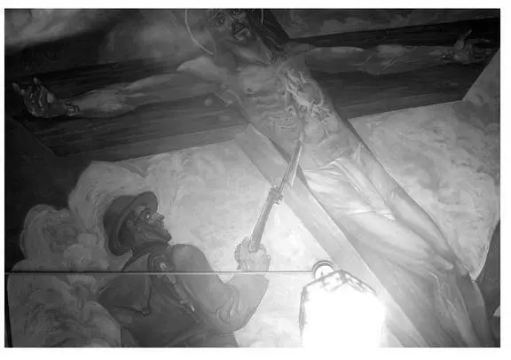 Bold and brave stuff to confront the Sunday parishioners with The murals are - фото 19