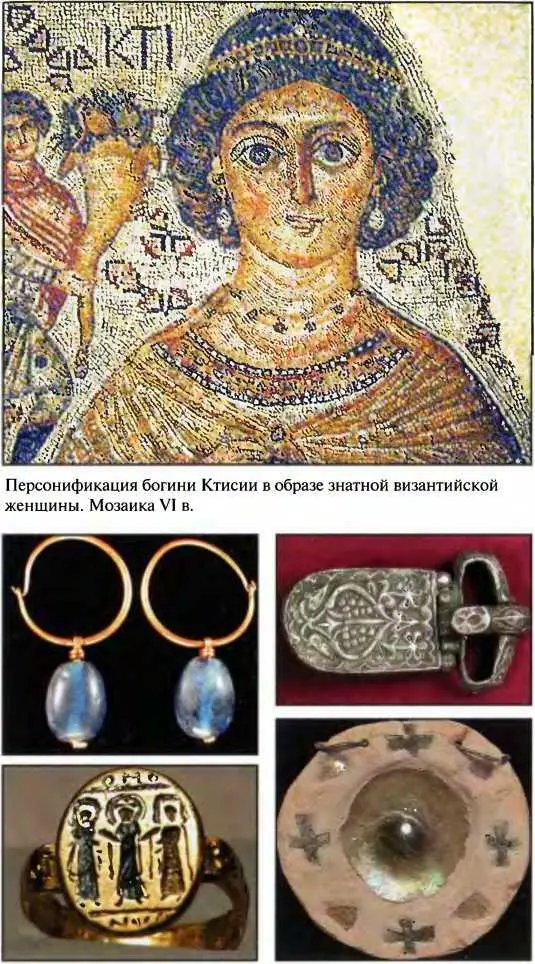 Византийские ювелирные украшения серьги из золота и стекла VIIVIII вв - фото 137
