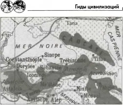 Карта дорог Малая Азия ния ими византийских границ Таким образом он - фото 51