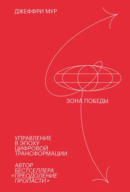 Джеффри Мур Зона победы: Управление в эпоху цифровой трансформации обложка книги