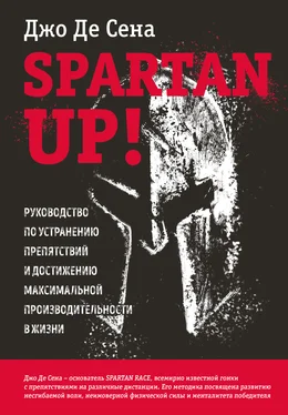 Джо Сена+ Spartan up! Руководство по устранению препятствий и достижению максимальной производительности в жизни [litres] обложка книги