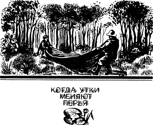 Дедушка надел болотные сапоги и брезентовый фартук затем попросил Кирика - фото 11