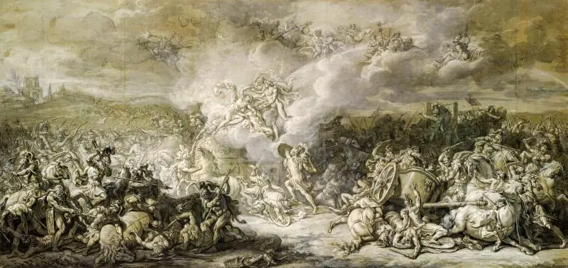 Битва Диомеда Жак Луи Давид 1776 Музей Альбертина Вена Австрия - фото 25