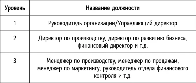 Как вы видите должности первых трех уровней организации явный перебор для - фото 17