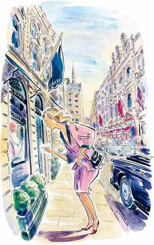 Ah he said once he saw the lady in the pink suit seated at the Louis XIV - фото 14