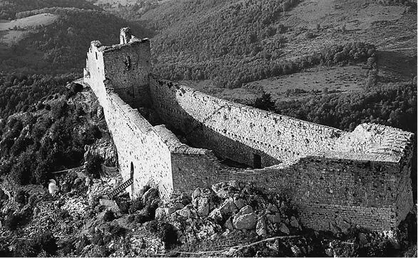 Руины Монсегюра Святой Доминик руководит аутодафе Художник П Берругете - фото 11