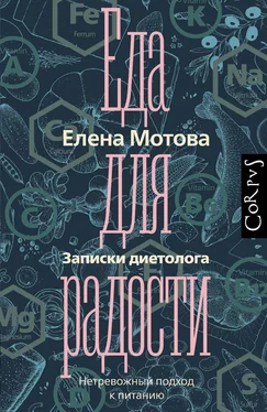 Елена Мотова Еда для радости. Записки диетолога обложка книги